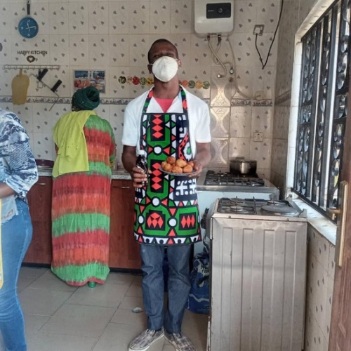 Puff puff and Zobo drink making